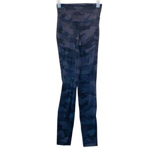 Lululemon Camo Wunder Train Contour Fit High-Rise Tight Leggings Gray Black Sz 0